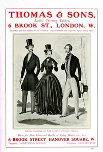 1909 THOMAS & SONS Ladies Spring Tailors 13 x 17 Reproduction Fashion Print Ad - Picture 1 of 1