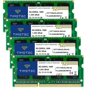 1.35V/1.5V CL11 2Rx8 Dual Rank 204 Pin SODIMM Laptop Notebook PC Computer Memory - Picture 1 of 7