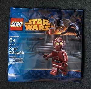 LEGO 5002122 Star Wars TC-4 Minifigure New SEALED Polybag 2014 Red C3PO - Picture 1 of 4