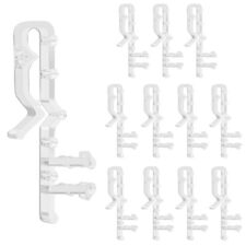 2/6/12Pcs Plastic Curtain Hook for Header Tape Window Curtain Ring Accessories