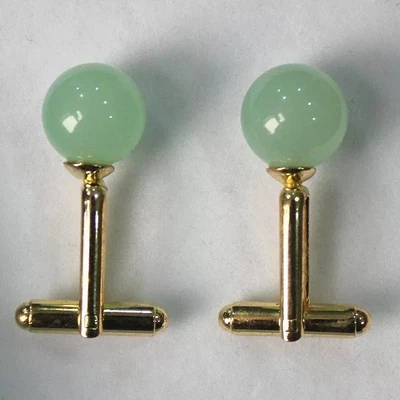 Fashion Mens Cufflinks Sea Shell Pearl Jade Tigereye Cuff Links Christmas Gift - Image 1 of 4