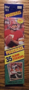1983 Topps Fußball Sticker Box 35 Sticker, Mark Gastineau Box Karte - Bild 1 von 2