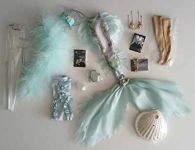 Integrity Nu Fantasy Sirene Violaine Perrin COMPLETE Outfit + Shell Base/Stands - Image 1 of 4