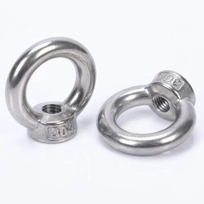 Grad 4.8 Ringmuttern Ringmutter Ösenmuttern A2 304 EdelStahl M3 Bis M24 - Bild 1 von 4