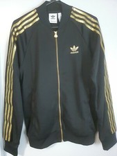adidas black gold jacket: Search Result 