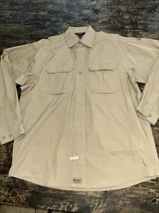 Blackhawk Warrior Wear Men L Tactical Cotton Canvas DRY CLEANED PREOWNED Shirt - Picture 1 of 8