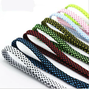 new 1 pair Flat Weave Laces Athletic Shoelaces Canvas Sneakers shoelace rope - Picture 1 of 42