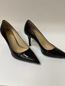 Cole Haan Black Leather Patent Heels 8.5 - Picture 1 of 8