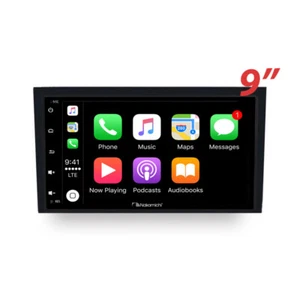 9" Wireless CarPlay Android Auto Nakamichi-W9 BT Radio For Audi A4 2000-2008 - Picture 1 of 3