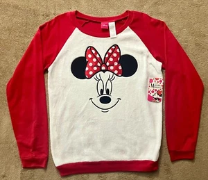 Disney - Minnie Mouse - Girls Graphic Long Sleeve Sweatshirt - Size XL - Soft - Picture 1 of 1