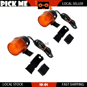 2X Turn Signal Lights Indicators Fit Yamaha TT250 1986-1989 1990 1991 1992 1993 - Bild 1 von 3