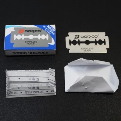 DORCO 50er Pack Rasierklingen für Rasierhobel Rostfreie Ersatzklingen