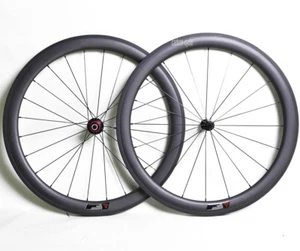 Juego de ruedas de carbono 1335 g 50 mm Sapim ruedas tubulares de bicicleta de carretera 700C UD freno de llanta mate - Imagen 1 de 8
