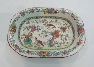 VINTAGE COPELAND SPODE "PHEASANT" PATTERN SMALL BAKING DISH / CASSEROLE DISH - Picture 1 of 10