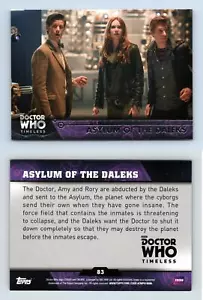 Asylum Of The Daleks #83 Doctor Who Timeless 2016 Topps Trading Card - Picture 1 of 1
