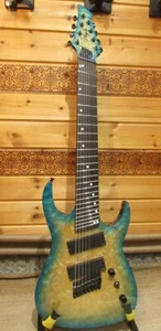 Used Agile 82527 Pendulum Pro Multi Scale 8 string Electric Guitar EMG PUs W/HSC - Picture 1 of 10