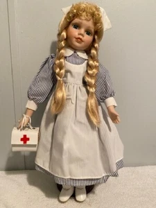 Helen Gibbs Limited Edition Nurse doll with certificate-1715 of 2500 - Picture 1 of 8