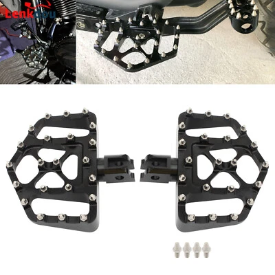 For Harley 2018-2024 Softail Front MX Style Foot Pegs Footrest Fat Bob Low Rider Foto 1 de 4