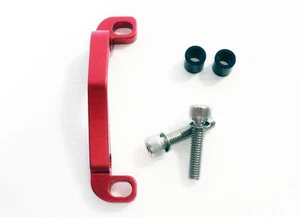 KCNC DB2 Mountain MTB Cycling Bike Adapter IS/PM Adaptor for 203mm rotor use Red - Picture 1 of 2