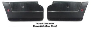Paneles de puerta Corvette 1963-1964 hechos en Estados Unidos soportes y molduras de lujo colores originales - Imagen 1 de 5