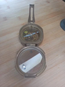 Vintage Brass Stanley London Nautical Natural Sine Compass - Picture 1 of 12