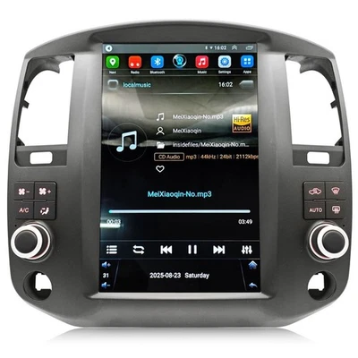 Radio estéreo de coche de 12,8" para Nissan Navara Pathfinder R51 Android 14 navegación GPS Foto 1 de 4