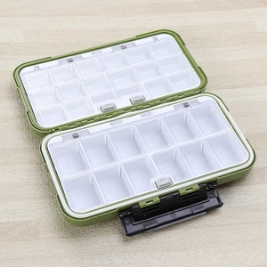 Angelköderbox lang Kunststoff. Bait Tackle Aufbewahrungsbehälter Boxen - Bild 1 von 11
