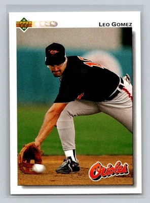 1992 Upper Deck #161 Leo Gomez Baltimore Orioles Baseball Card - Image 1 of 2