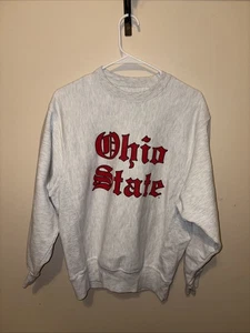 y2k Ohio State Reverse Weave Champion Old English Crewneck Sweatshirt Size S - Bild 1 von 5