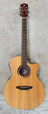 Luna WABI E GC WABI SABI Grand Concert Solid-Top Acoustic-Electric Guitar - DEMO - Image 1 of 4