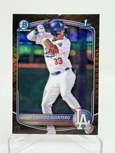 Eduardo Quintero 2025 Bowman Chrome 1st Reptilian Refractor #BCP-115 Rookie - Bild 1 von 2