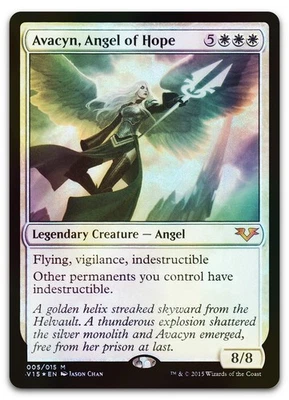 Avacyn, Angel of Hope #5 (Foil) (NM) From the Vault: Angels V15 Magic MTG - Image 1 of 2