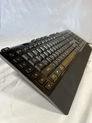 Microsoft Sidewinder X4 Wired Gaming Keyboard Illuminated Keys Missing Button - Image 1 of 4
