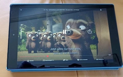 Amazon Fire HD 10 (9th Gen) Tablet, 32GB, 10,1 Zoll - Schwarz, Makellos - Bild 1 von 4