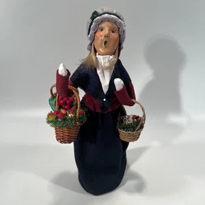 Cestas de transporte tradicionales Christmas Byers Choice para mujer adulta 1998 - Imagen 1 de 4