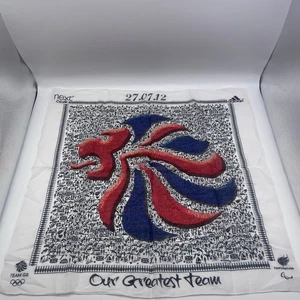 Official Team GB Scarf Adidas by Next size 90cm x 90cm Olympics Great Britain - Picture 1 of 7
