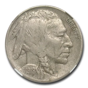 1918-D Buffalo Nickel XF-40 NGC - Picture 1 of 2