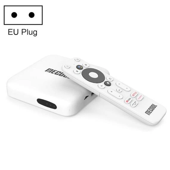MECOOL KM2 4K Smart TV BOX Lettore multimediale Android 10.0 con telecomando, Am - Imagen 1 de 1