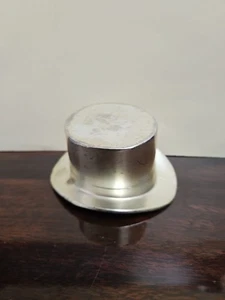 Vintage Cavanagh Hats Salesman Sample Mini Metal Top Hat, New York! - Picture 1 of 14