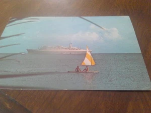 VINTAGE S.S. ROTTERDAM POSRCARD - Bild 1 von 3