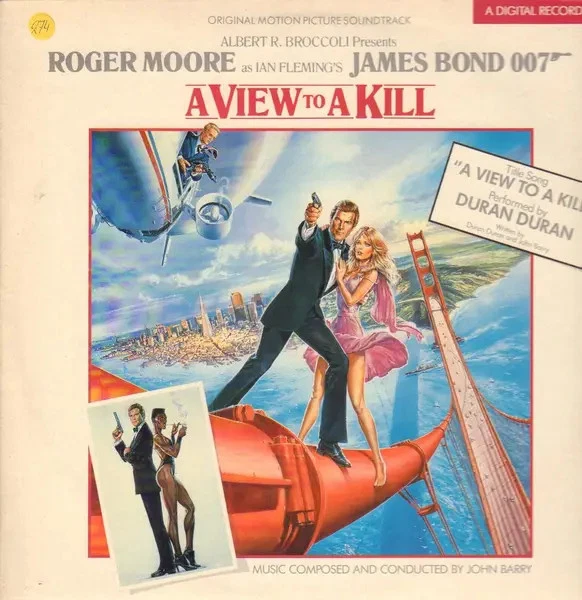 John Barry A View To A Kill - Soundtrack NEAR MINT Parlophone Vinyl LP - Bild 1 von 1