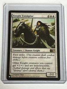 Knight Exemplar M11 - 20 MTG The List Mint - 9.0 + Non Foil Rare - Picture 1 of 13