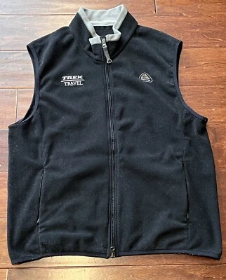 Nike ACG Thermal Layer 2 Pocket Black Mens Large Trek Travel Cycling Zip Vest - Image 1 of 4