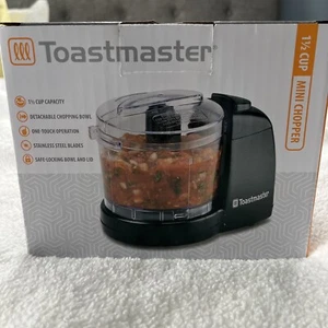 ¡Nuevo! Mini procesador picadora de alimentos eléctrica pequeña Toastmaster de 1,5 tazas - Imagen 1 de 5