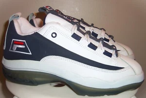 NUEVAS ZAPATILLAS DE COLECCIÓN AÑOS 90 FILA (BLANCAS/MARINAS/ROJAS) 8,5 - Imagen 1 de 7