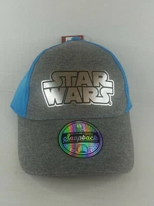 NWT Boys / Youth Blue & Gray Star Wars Hat / Cap New with Tags Disney - Picture 1 of 3