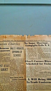 The San Francisco Call-Bulletin Pg.9-10 Saturday, August 10, 1941 - Picture 1 of 3