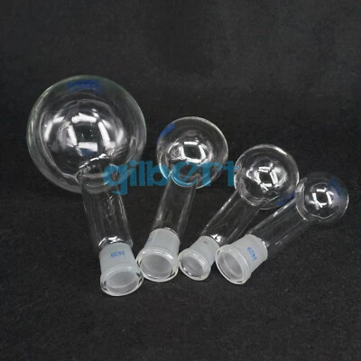 SOREKARAIN 25ml-1000ml 19/26 24/29 Joint Lab Boro Glass Flask Long Neck Round Bottom