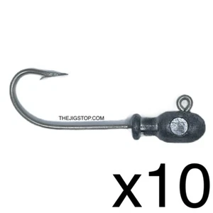 The "ORIGINAL" BULLET head jig 10pk DIY Tie your own Flairhawks SNOOK STRIPPER - Picture 1 of 1