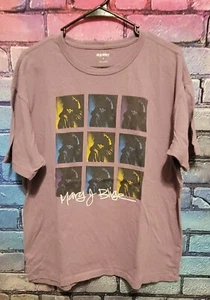 Old Navy Mary J. Blige Purple Graphic T-Shirt Womens Medium  - Picture 1 of 3